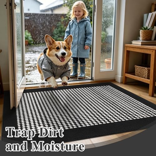 Ileading Indoor Door Mat, Absorbent Muddy Mats - Image 3