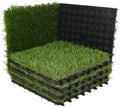 XLX TURF Artificial Grass Tiles Interlocking Outdoor Turf 12"x12" 6 Pack by XLXTURF