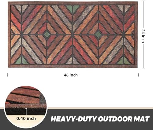 Large 47"x22" Heavy Duty Welcome Mats Outdoor - Image 3