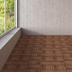 Topeakmart 12x12in Interlocking Wood Deck Tiles 11PCS Flooring - Image 2