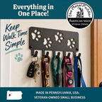 Walking Paws Key Rack Dog Leash Organizer - Image 3