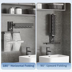 LIENAHU Clothes Drying Rack Wall Mounted, Laundry Drying Rack, Laundry Room - Image 4