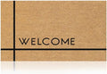 Coir Welcome Mat, Welcome Classic 7, 17x29 in by AmaruDoorMats