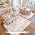 RELEANY Washable Area Rug, Large 9'x12' - Image 4
