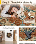 RELEANY Washable Area Rug, Round 10ft - Image 5