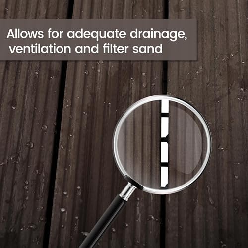 Yaheetech 27PCS Interlocking Deck Tiles Outdoor Patio Flooring - Image 5