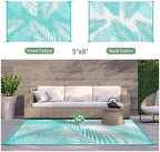 GENIMO Outdoor Rug, Waterproof Plastic Rugs - Image 2
