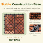 Jurax Interlocking Wood Deck Tiles - Image 6