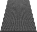 Sturdy Front Door Mat Outside Entrance, Stain and Fade Resistant, Natural by HOMEK