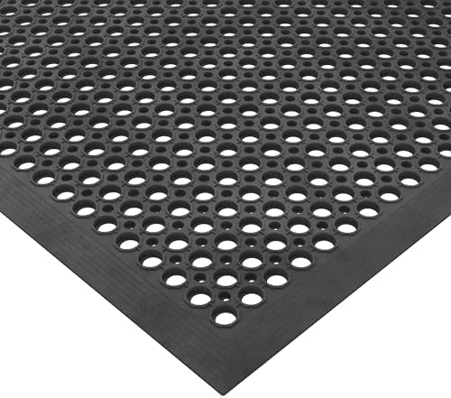 Ottomanson Heavy Duty Rubber Floor Mat – Non-Slip, Waterproof, Restaurants by Ottomanson