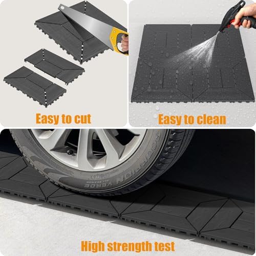 44 Pack Interlocking Deck Tiles, All-Weather Outdoor Deck Tiles - Image 3