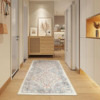 Boho Floral 2x6 Hallways Runner Rug, Ultra-Thin Soft Kitchen Rug, Non-Slip - Image 7