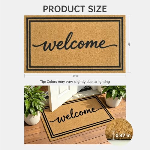 Front Door Mat Outside Non-Slip Welcome Doormat - Image 4
