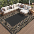 GENIMO Outdoor Rug, Waterproof Plastic Rugs by GENIMO