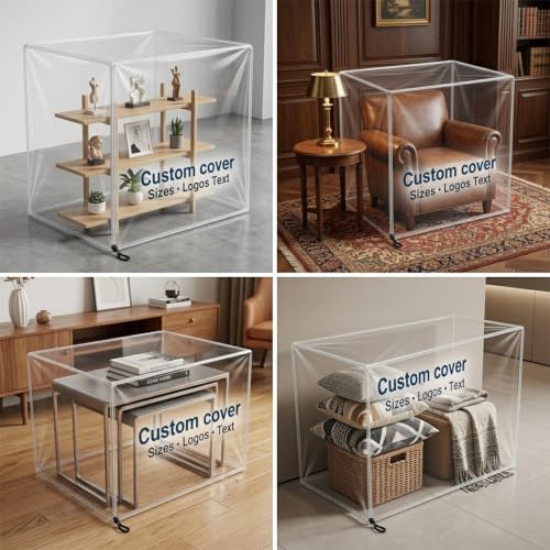 Custom Clear PVC Dust Cover Waterproof, Transparent Protective Cover - Image 2
