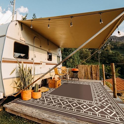 GENIMO Outdoor Rug, Waterproof Plastic Rugs - Image 3