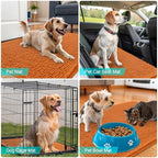 OLANLY Dog Door Mat for Muddy Paws 47x20, Super Absorbent Chenille Mud Mat - Image 7