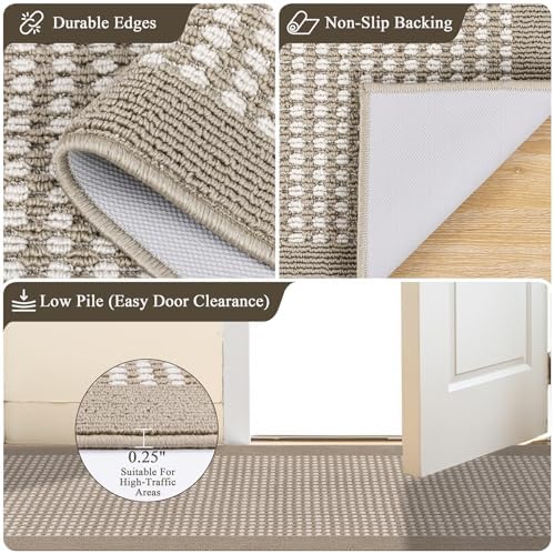 Ileading Runner Rug for Hallways 2.6'x12' Heavy-Duty Durable Entryway Floor Mat - Image 4