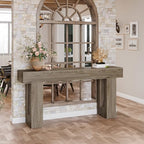 Tribesigns Farmhouse Console Table, 63-Inch Long Narrow Sofa Table Behind The - Image 6