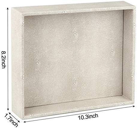 HofferRuffer Elegant Desktop Organizer, Vanity Tray, Bathroom Storage Tray - Image 7