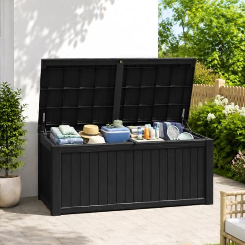 Outdoor Storage Box, Resin Deck Boxes Indoor and outdoor, Waterproof Storage - Image 6