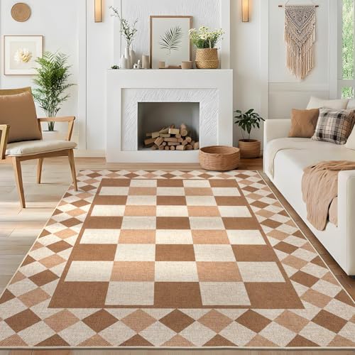 GarveeHome Easy Jute Area Rug 5x7 Washable Rugs - Image 2