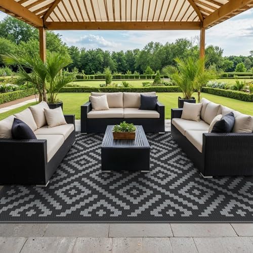 GENIMO Outdoor Rug, Waterproof Plastic Rugs - Image 6
