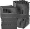ToLanbbt Plastic Interlocking Deck Tiles 36 Pack 12"x12" Waterproof Indoor by ToLanbbt