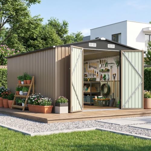 Patiowell 10x12 FT Outdoor Storage Shed by Patiowell