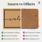Coir Welcome Mat, Welcome Classic 4, 17x29 in - Image 4