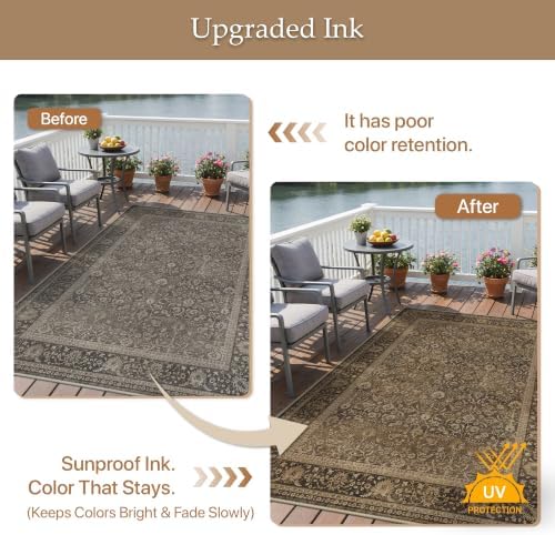GENIMO Indoor Outdoor Rug, Washable - Image 5