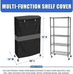 Wire Shelf Cover 36x18x72 Heavy Duty 600D Waterproof Dustproof Zipper - Image 3