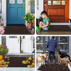 Smiry Front Door Mat Outside Entrance, Low Profile Rubber Doormat - Image 7