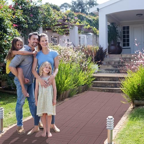 Goovilla 27 sq. ft Plastic Interlocking Deck Tiles，27PCS Waterproof Patio - Image 4