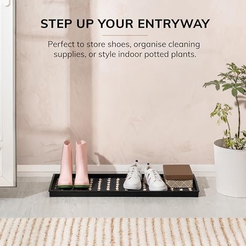 Anji Mountain Heavy Duty Waterproof Rubber Shoe Storage Mat Organizer/Boot - Image 2
