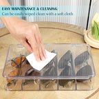 FORUP Sunglasses Organizer, Plastic Stackable Eyeglass Case Storage Organizer - Image 5