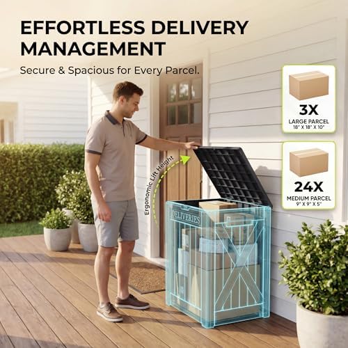 Greesum 52 Gallon Extra Large Deck Box - Image 4