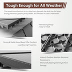 EchoDeck Interlocking Deck Tiles, 27 Pack Patio Tiles Outdoor Interlocking All - Image 4