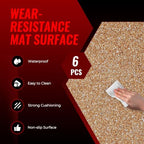 SUPERJARE 0.79'' Extra-Thick 6 Pcs 24 Sq Ft Exercise Equipment Mats - Image 6