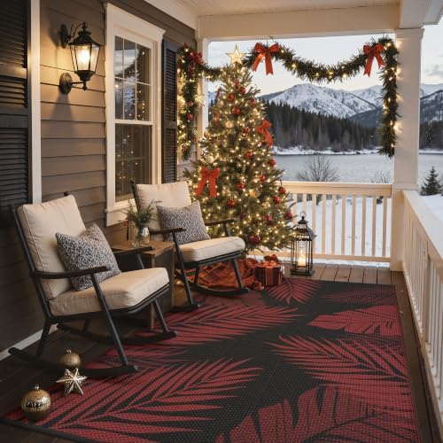GENIMO Outdoor Rug, Waterproof Plastic Rugs - Image 5