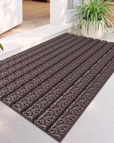 Color&Geometry Super Heavyweight TPE Welcome Mat Outdoor by COLORG