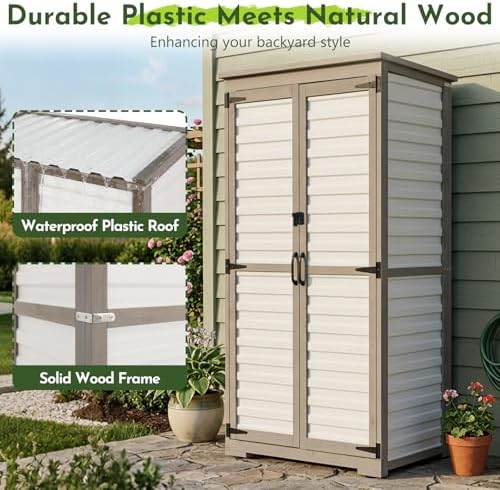 Tall Outdoor Storage Cabinet - Image 7