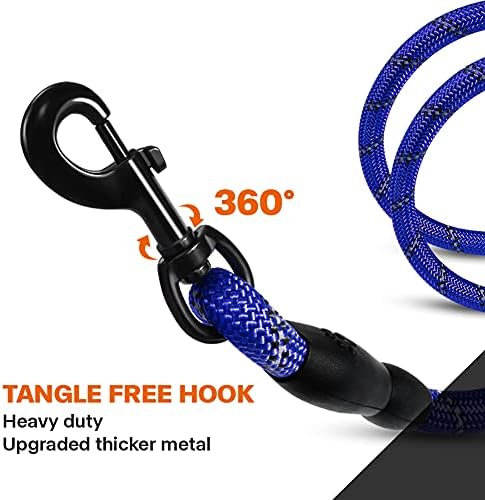 Taglory Rope Dog Leash for Small Medium Dogs, 6 FT Padded Handle - Image 6