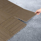 Outvita 27 PCS Interlocking Patio Deck Tiles, 12x12 Plastics Indoor Outdoor - Image 4