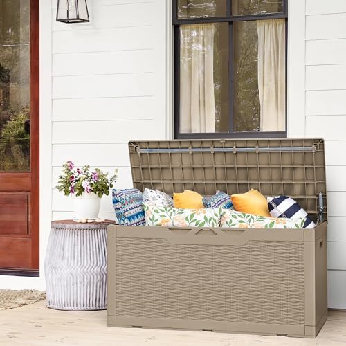 Flamaker 105 Gallon Deck Box Waterproof, Outdoor Storage Box - Image 6