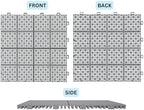 12” x 12” Modular Interlocking Cushion, 12 Pack Drainage Interlocking Floor - Image 4