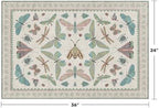 Hazo Haus Washable Boho Bathroom Rug 2x3, Small Throw Rugs - Image 2