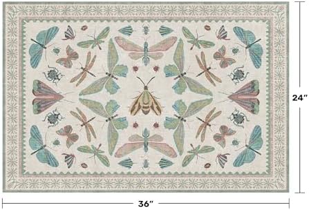 Hazo Haus Washable Boho Bathroom Rug 2x3, Small Throw Rugs - Image 2