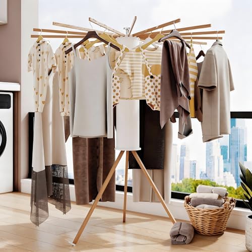 Tripod Clothes Drying Rack Foldable Laundry Drying Rack - Image 3