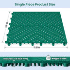 Jocoevol 12-Pcs Interlocking Tile, Indoor/Outdoor Drainage Interlocking Floor - Image 5